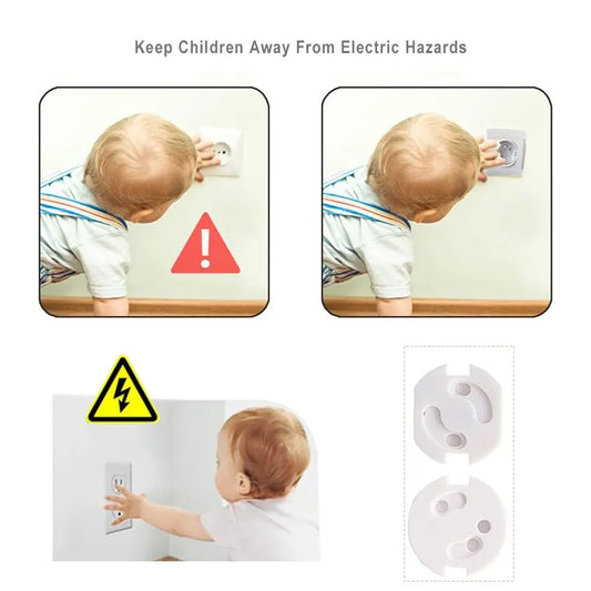 10 Capace de Siguranță pentru Priza Electrică - Protecție pentru Copii