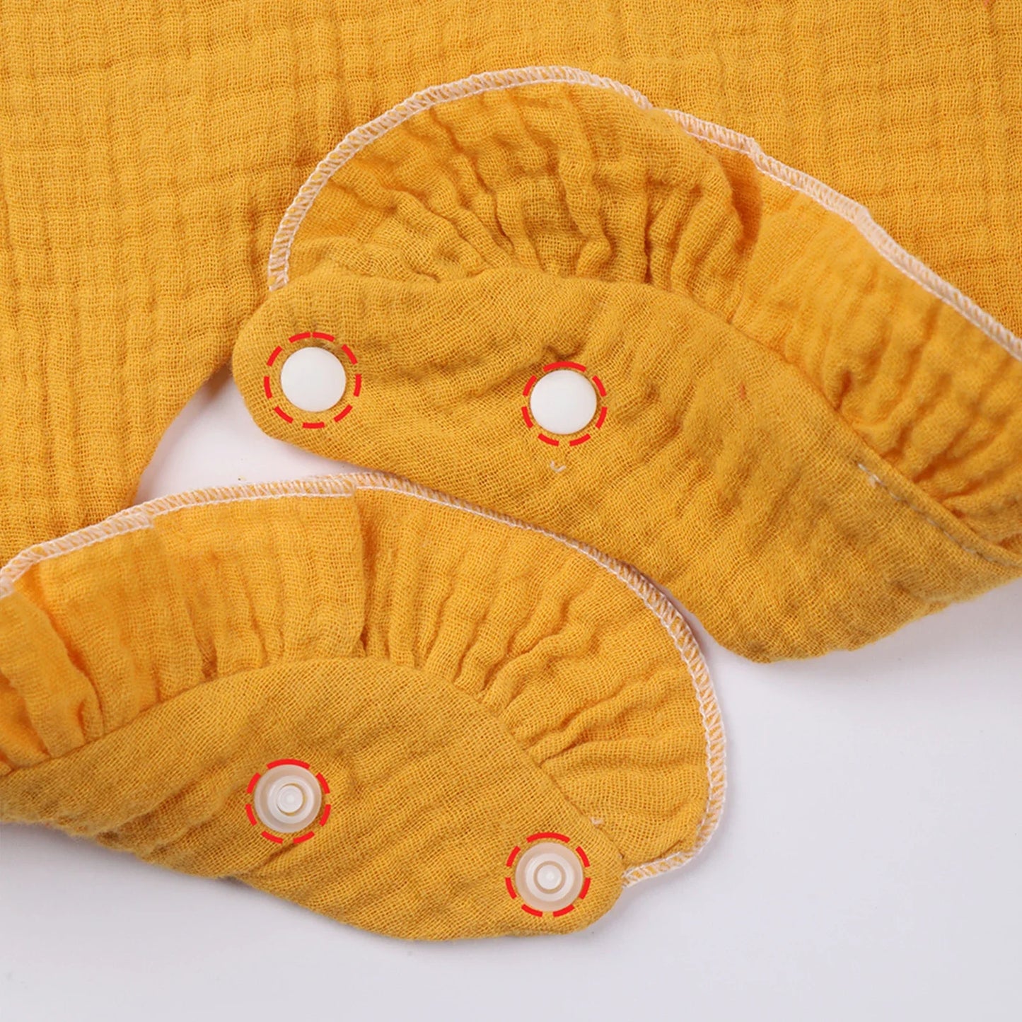 Bave din Bumbac pentru Bebeluși – Design Floral cu Dantelă și Volănașe