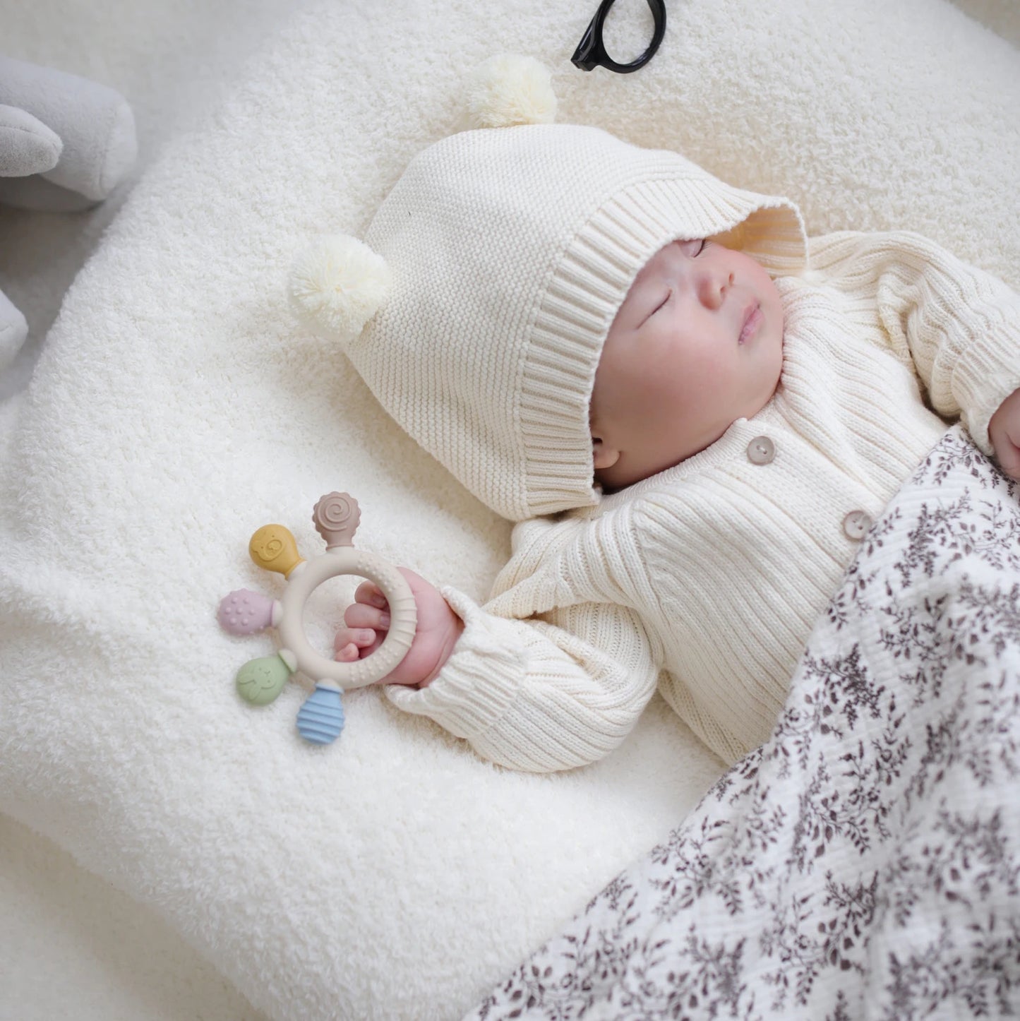 Jucărie pentru Dinti Bebeluși din Silicon pentru Alăptare și Relaxare Gingivală