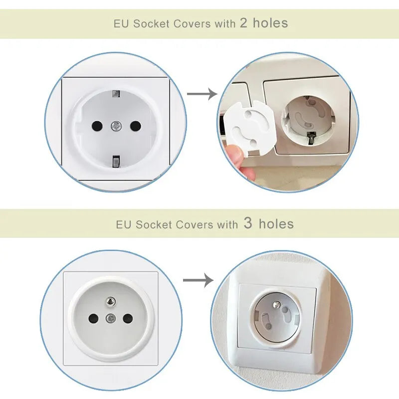 10 Capace de Siguranță pentru Priza Electrică - Protecție pentru Copii