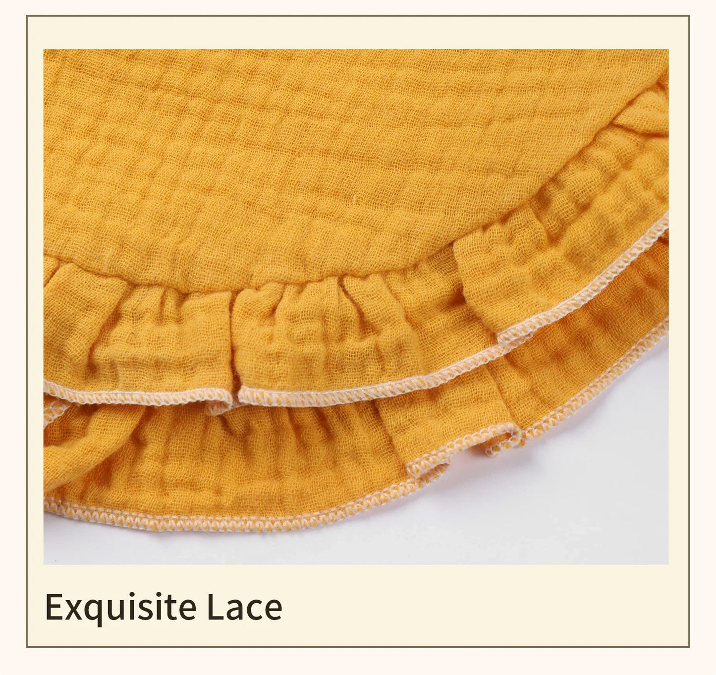 Bave din Bumbac pentru Bebeluși – Design Floral cu Dantelă și Volănașe