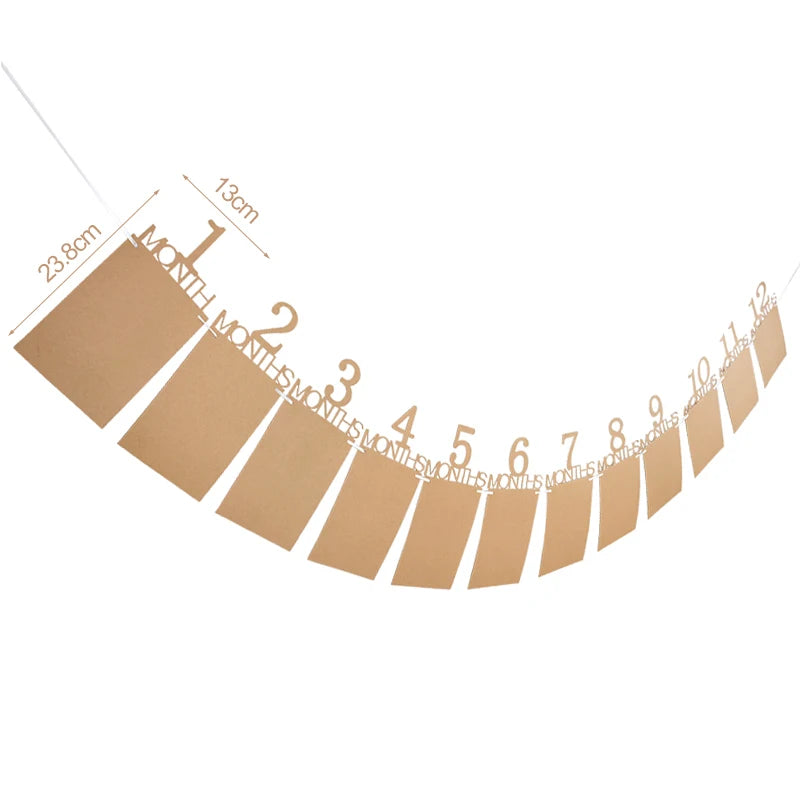 Banner Foto pentru Aniversare Bebeluș - Decorațiune Petrecere 1 an