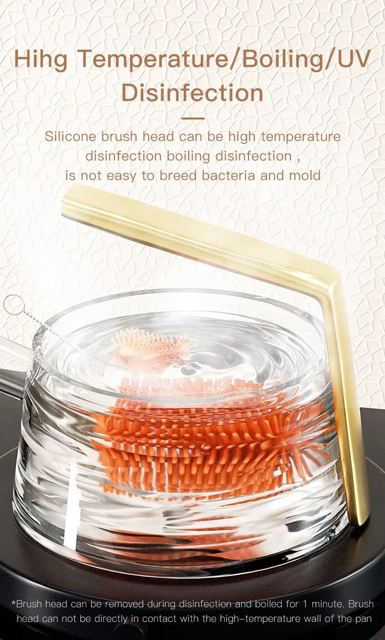 Set 3 în 1 Perie pentru Biberoane din Silicon + Perie pentru Suzetă Bebelusi și Sticlă pentru Curățare