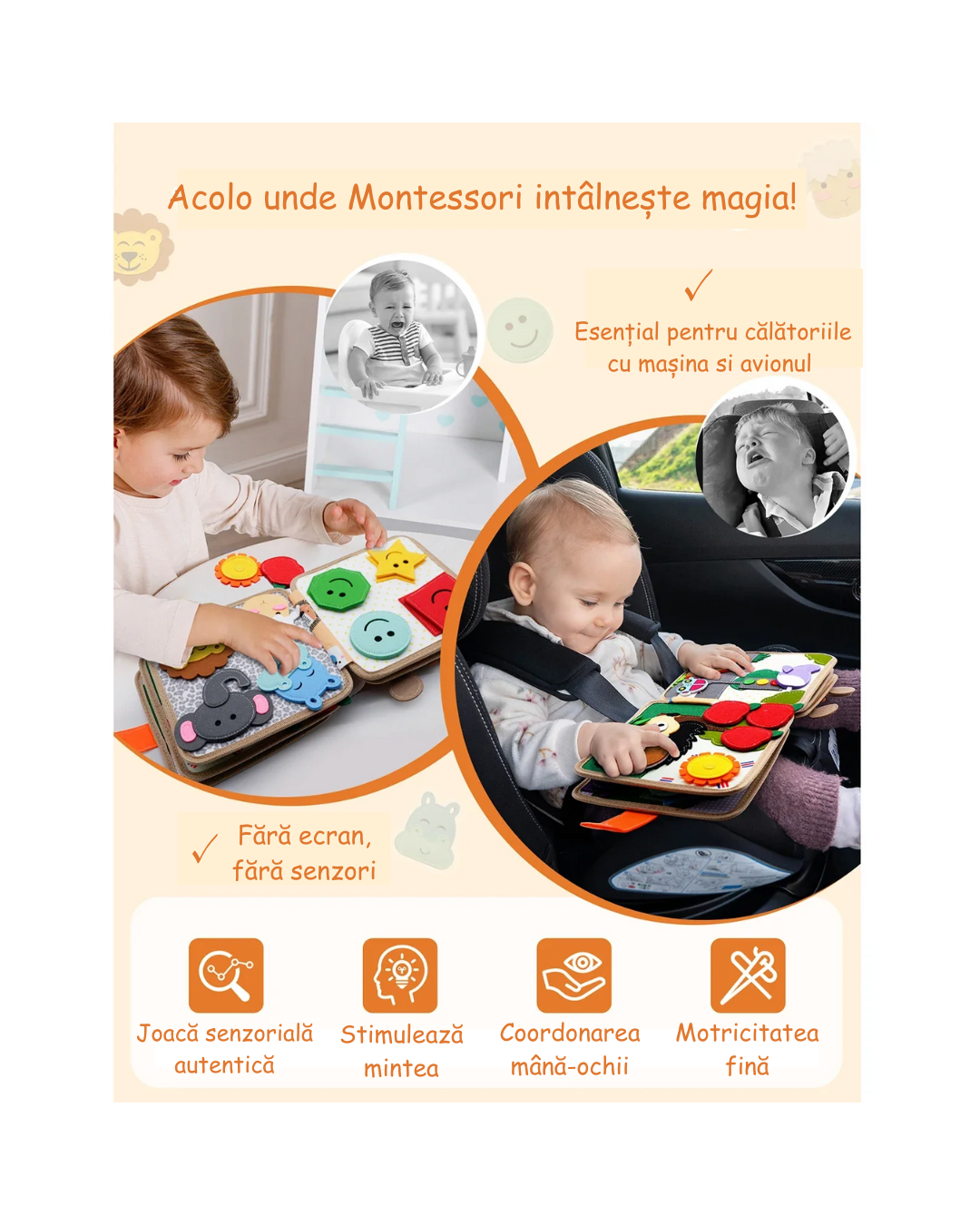 Carte de joacă educațională pentru copii