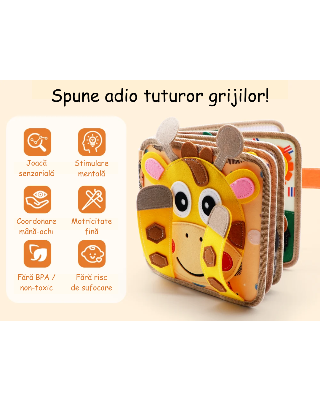 Carte de joacă educațională pentru copii