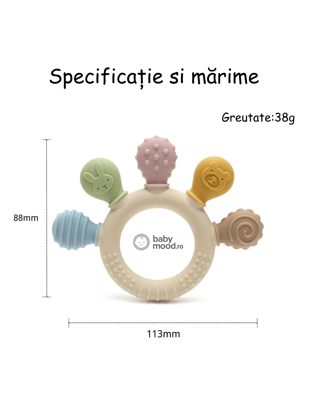 Jucărie pentru dinții bebelușului