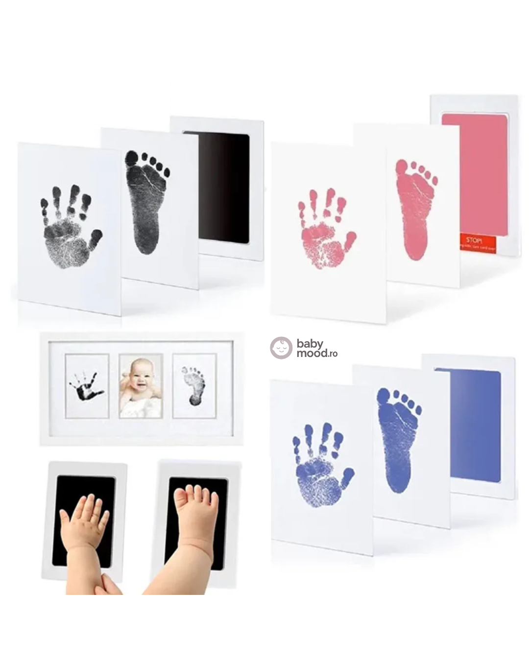 Kit DIY pentru amprentele mânuțelor și piciorușelor