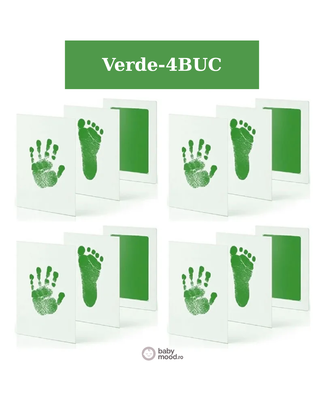 Kit DIY pentru amprentele mânuțelor și piciorușelor