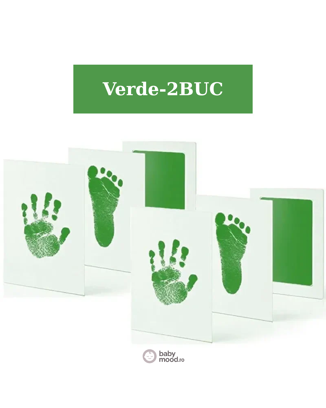 Kit DIY pentru amprentele mânuțelor și piciorușelor