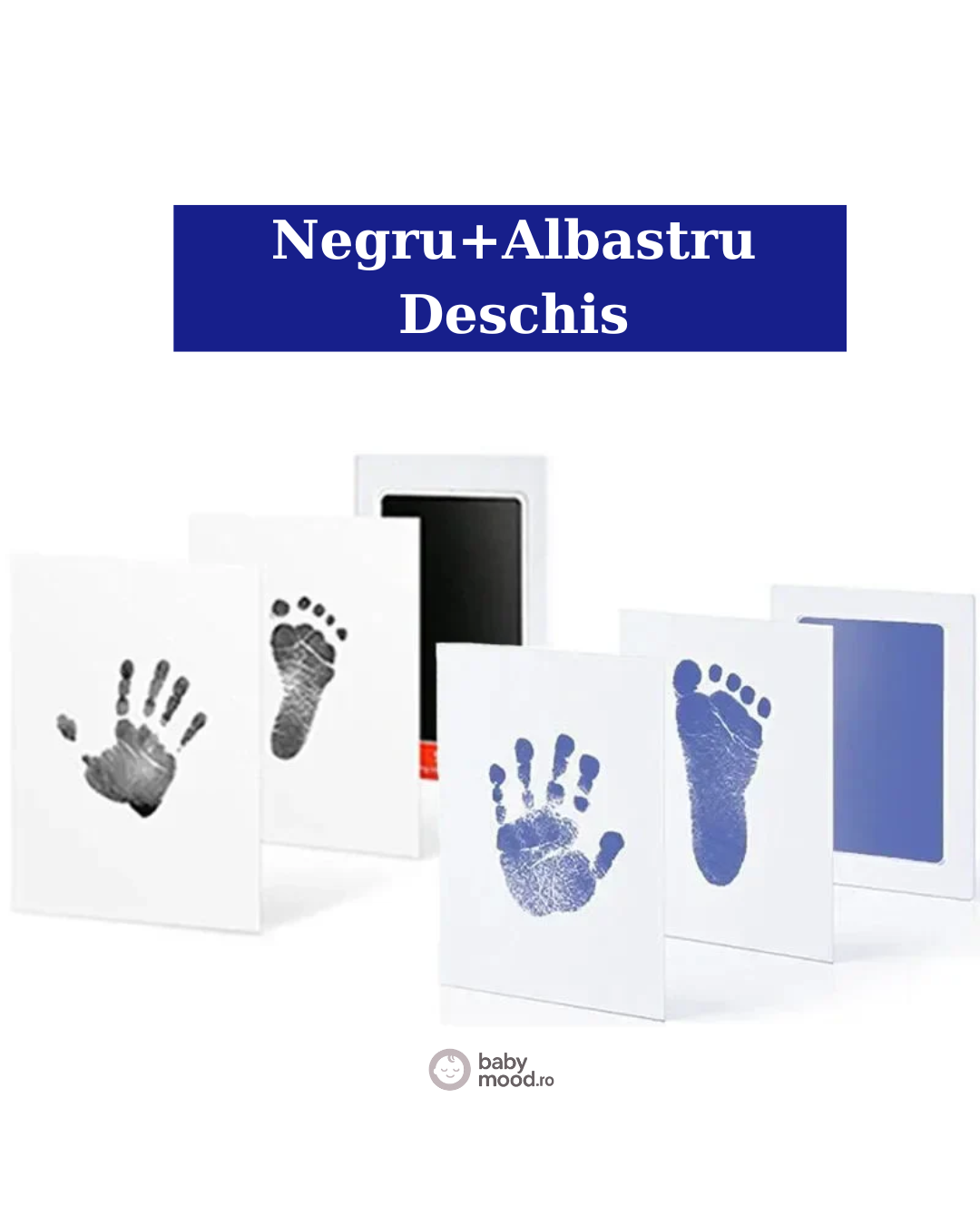 Kit DIY pentru amprentele mânuțelor și piciorușelor