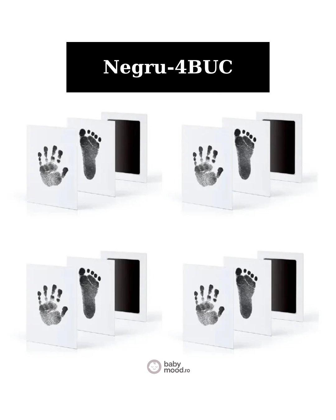 Kit DIY pentru amprentele mânuțelor și piciorușelor