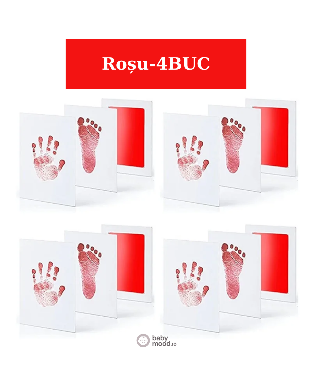 Kit DIY pentru amprentele mânuțelor și piciorușelor