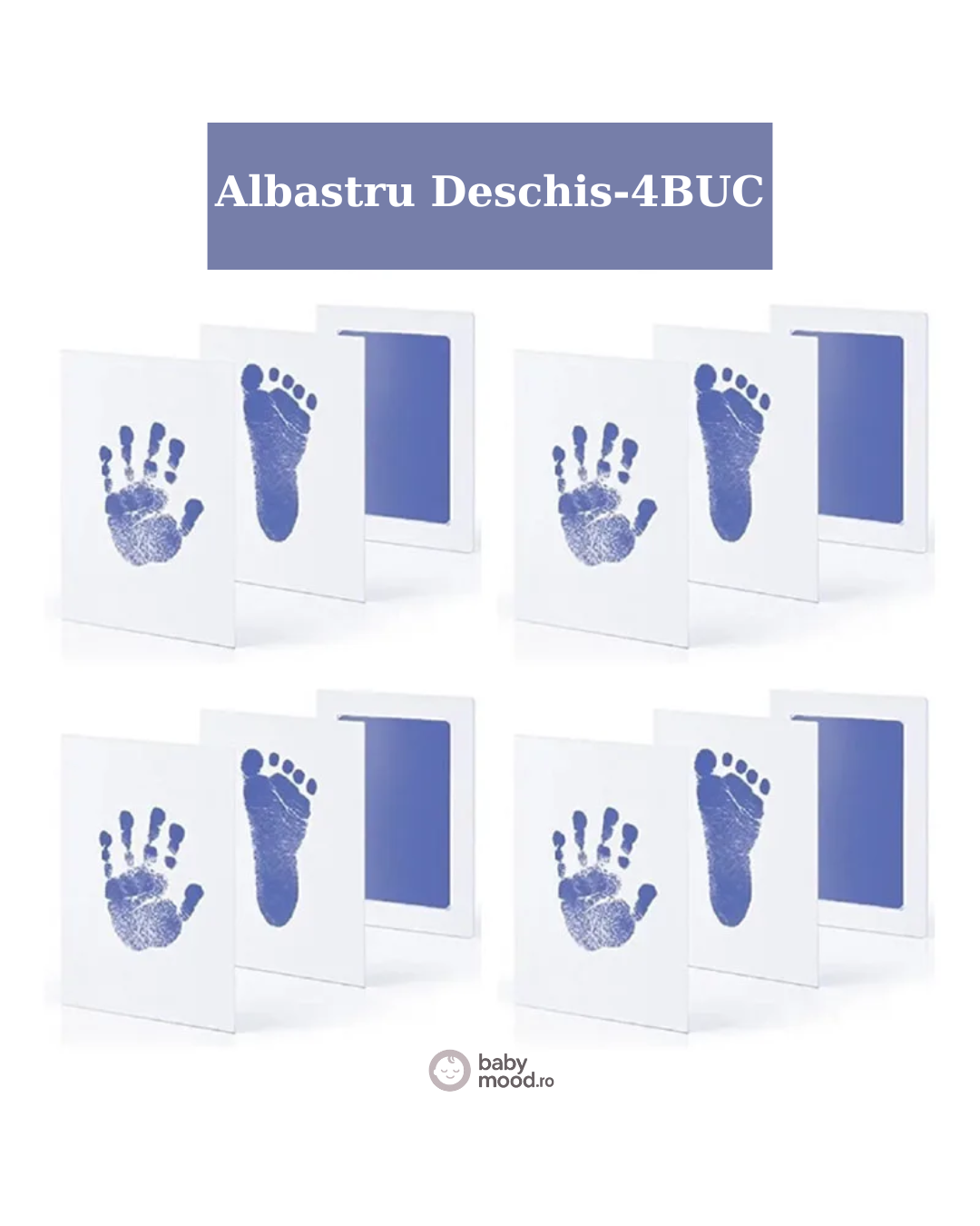 Kit DIY pentru amprentele mânuțelor și piciorușelor