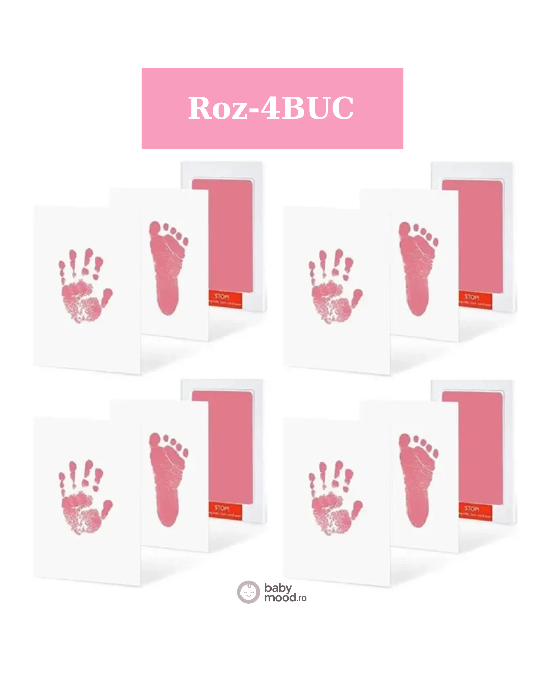 Kit DIY pentru amprentele mânuțelor și piciorușelor