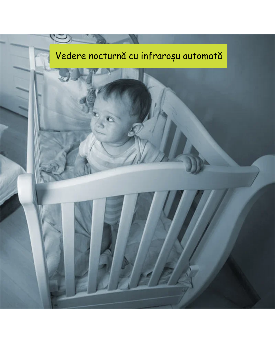 Monitor audio-video pentru bebeluși babystar