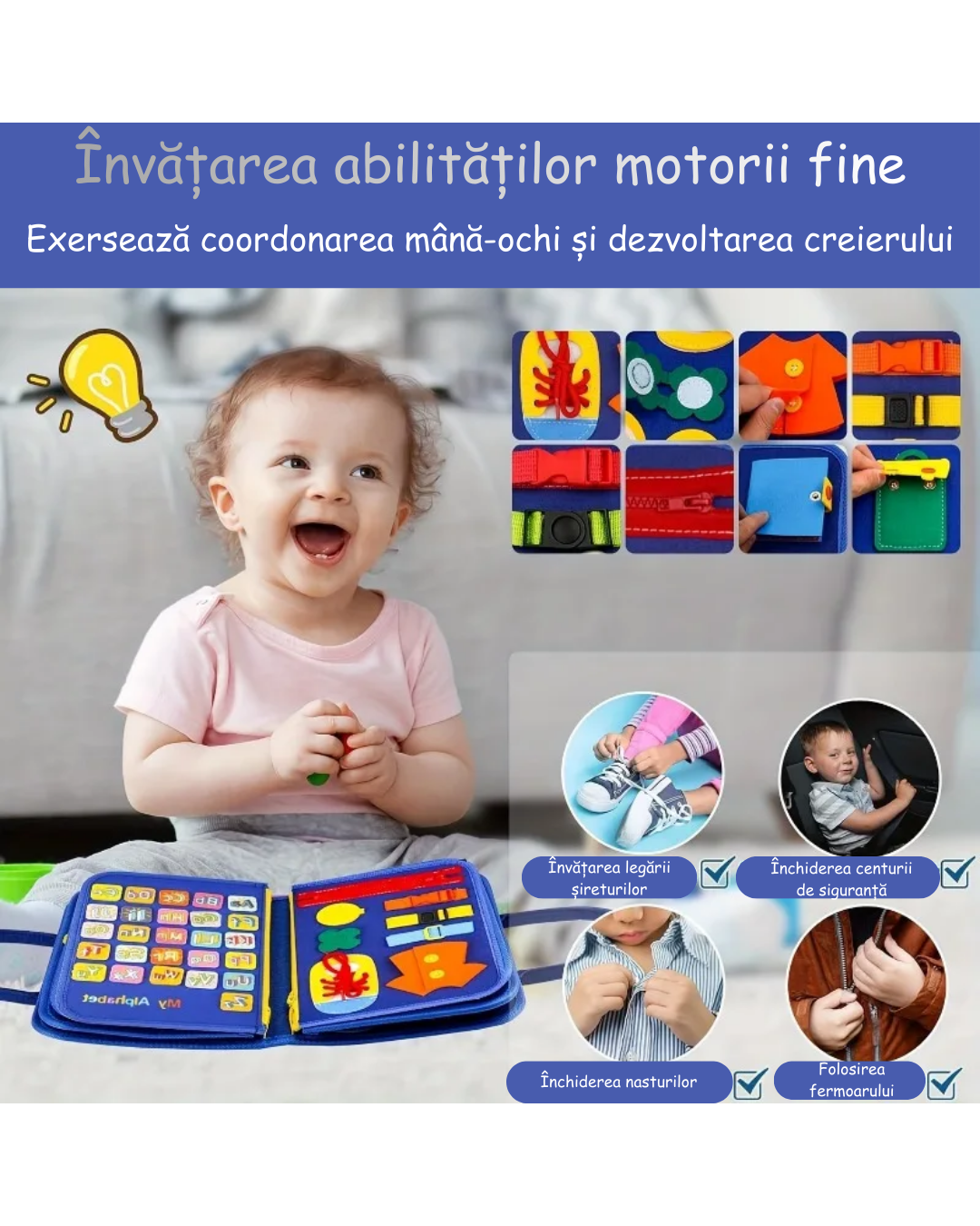 Panou educativ Montessori