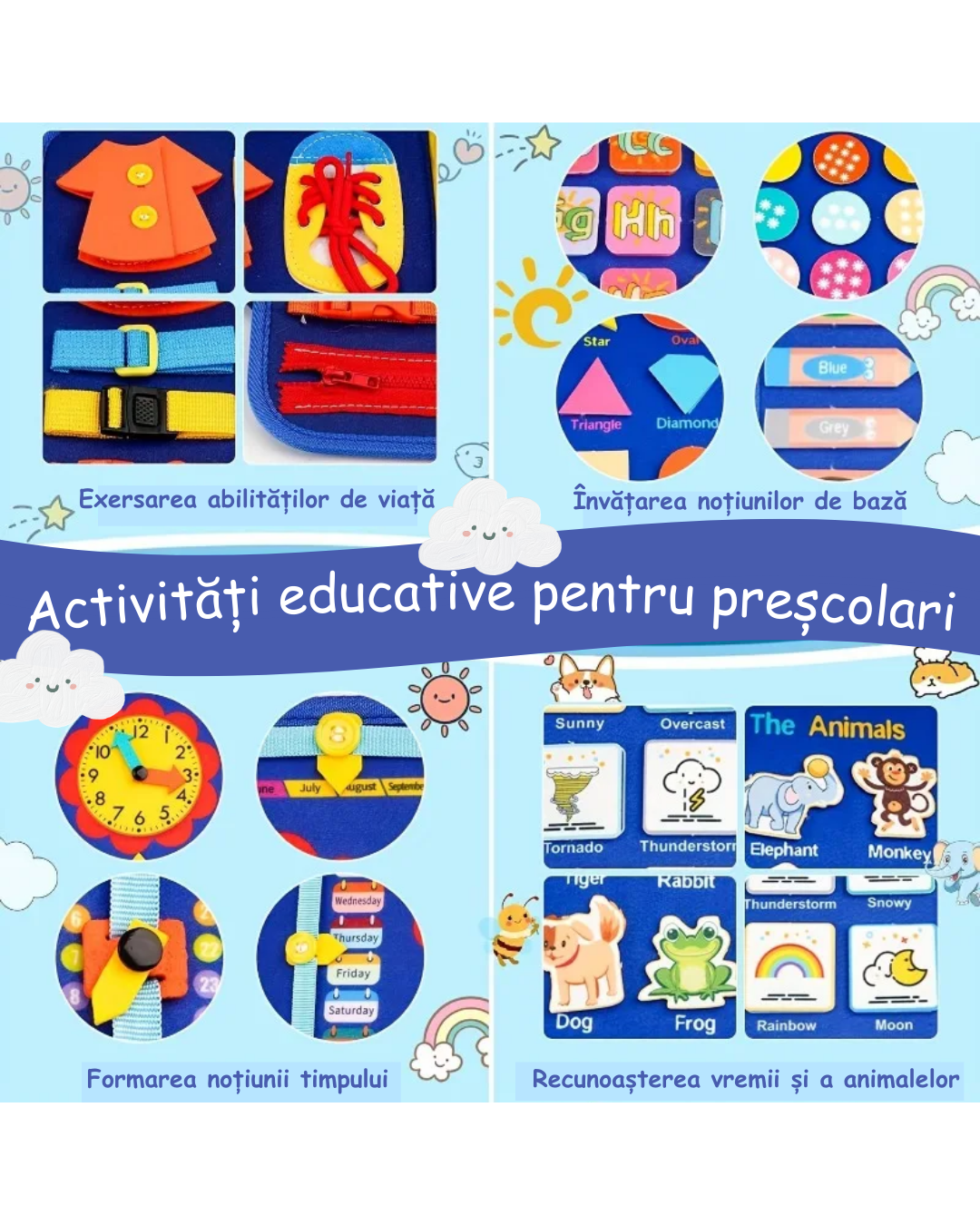 Panou educativ Montessori