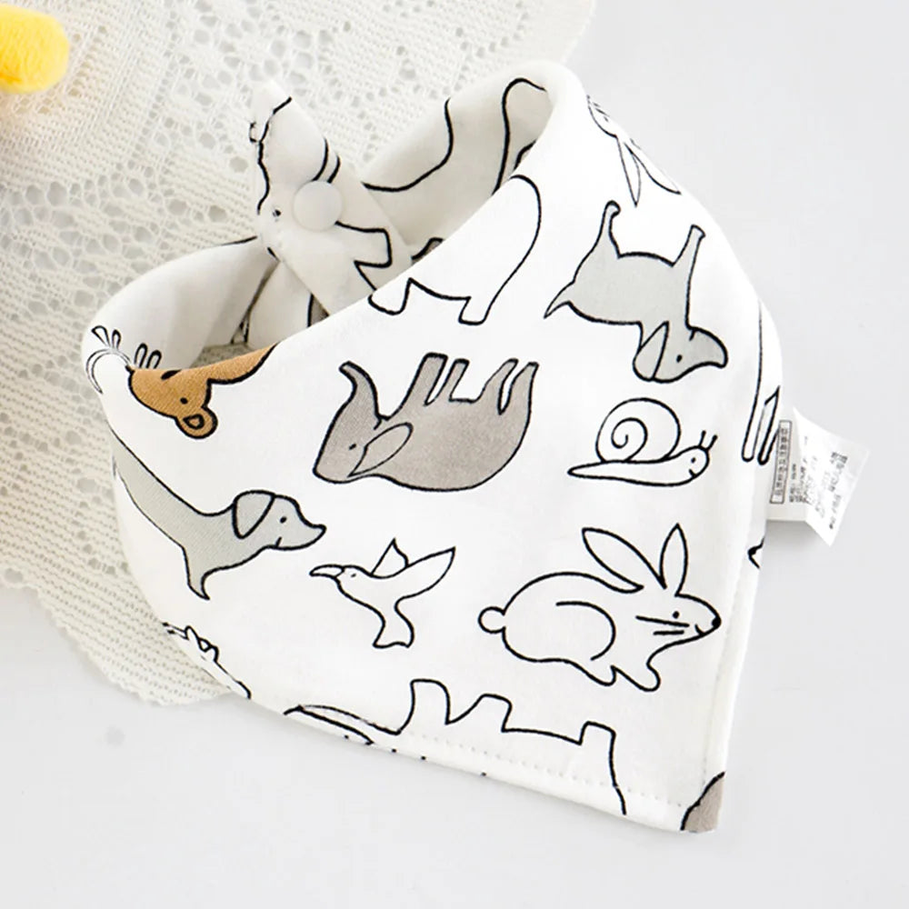 Bave din Bumbac pentru Bebeluși cu Imprimeu