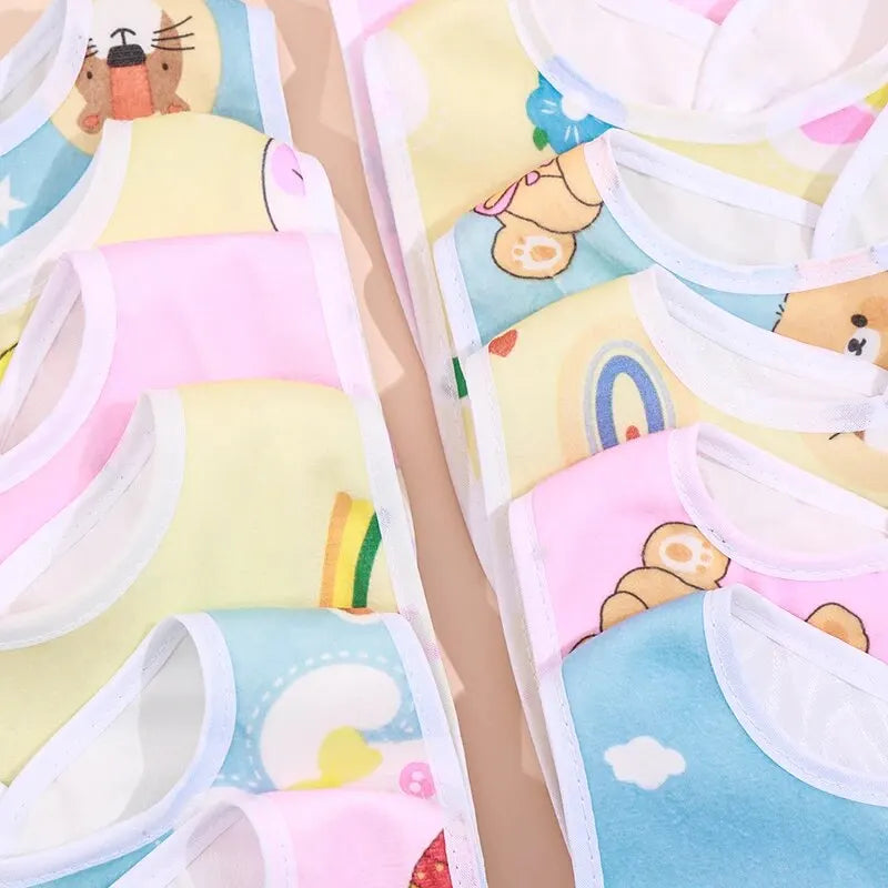 Set 5 bavețele impermeabile pentru bebeluși