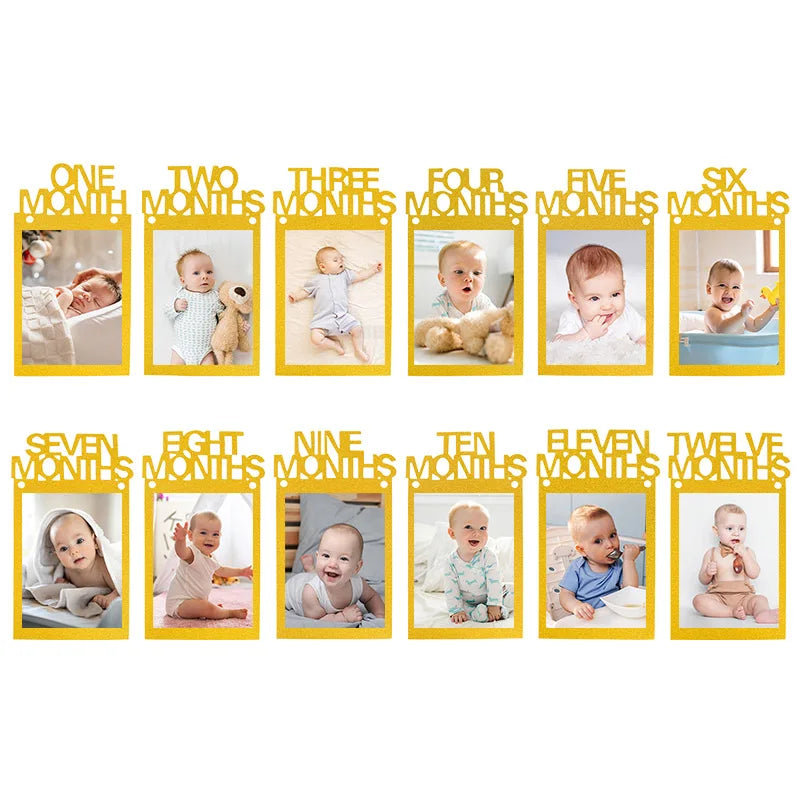 Banner Foto pentru Aniversare Bebeluș - Decorațiune Petrecere 1 an