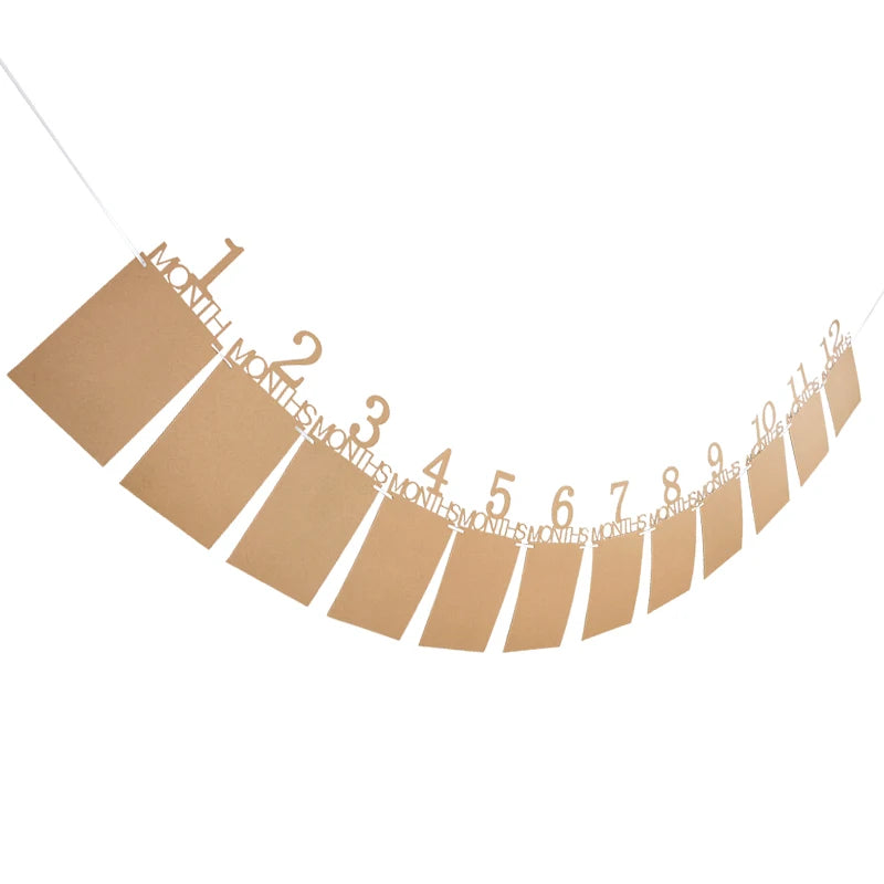 Banner Foto pentru Aniversare Bebeluș - Decorațiune Petrecere 1 an