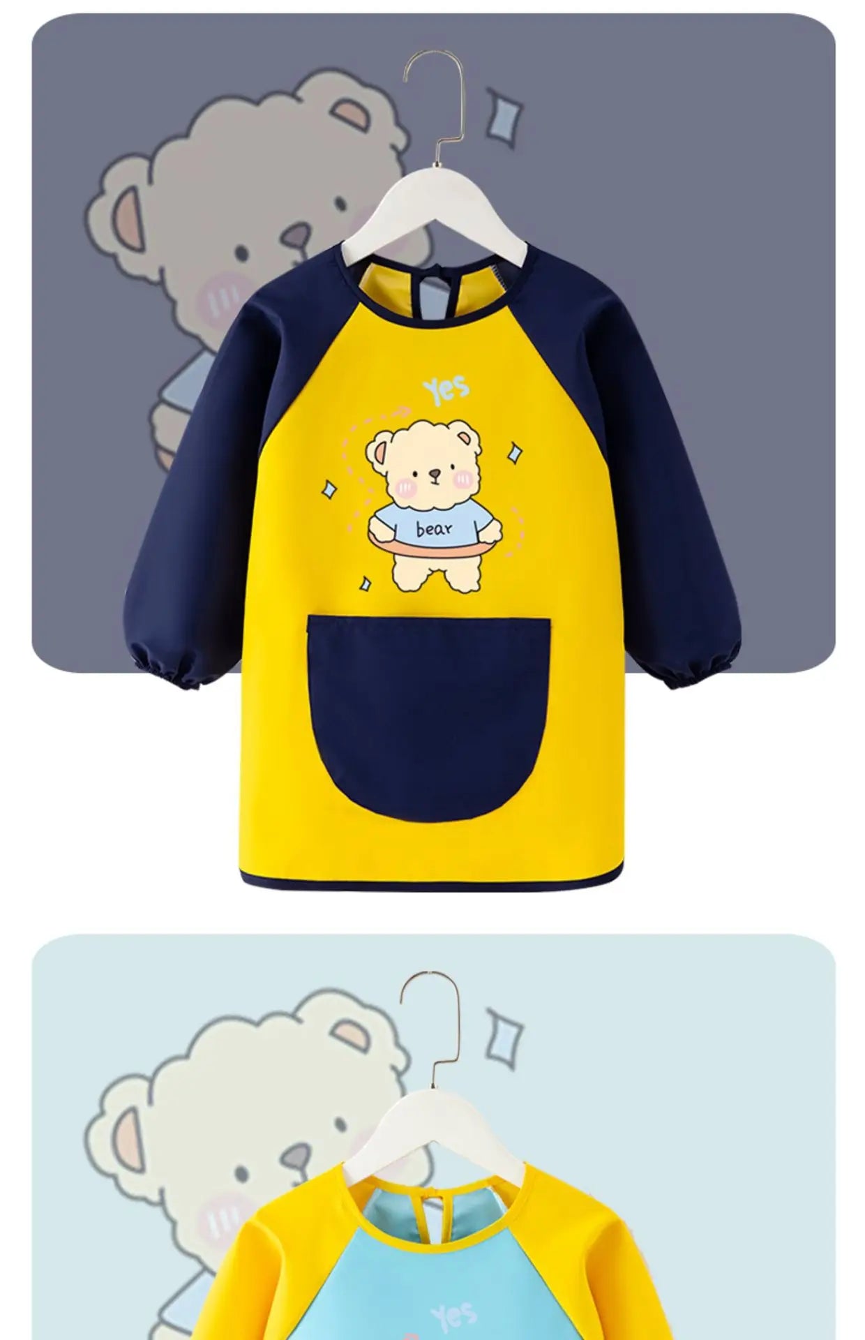 Bavetă impermeabilă cu imprimeuri vesele