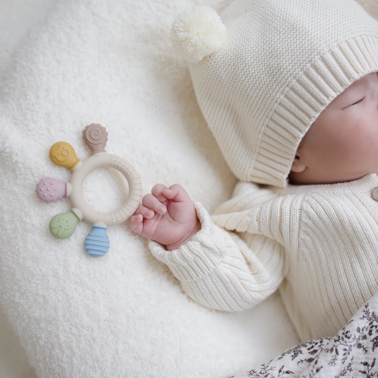 Jucărie pentru Dinti Bebeluși din Silicon pentru Alăptare și Relaxare Gingivală