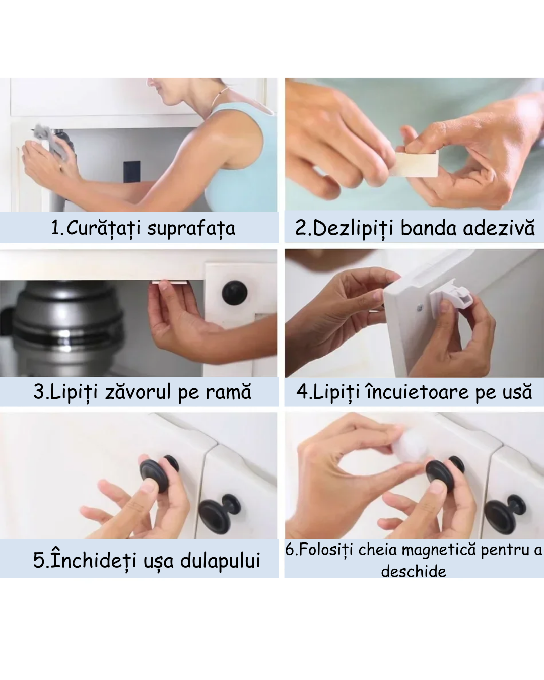 Închidere Magnetică pentru Copii