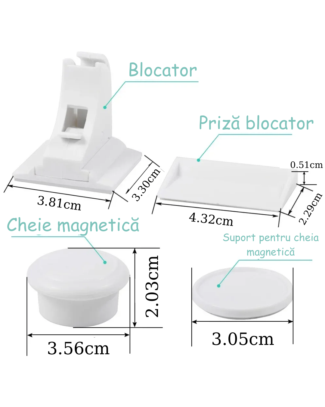 Închidere Magnetică pentru Copii