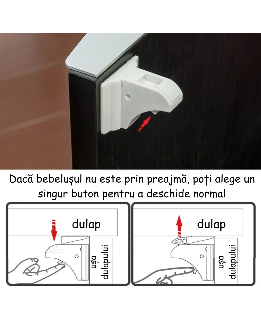 Închidere Magnetică pentru Copii