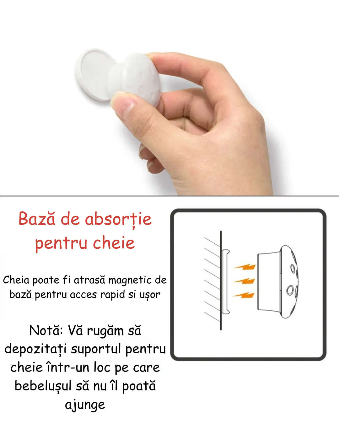 Închidere Magnetică pentru Copii