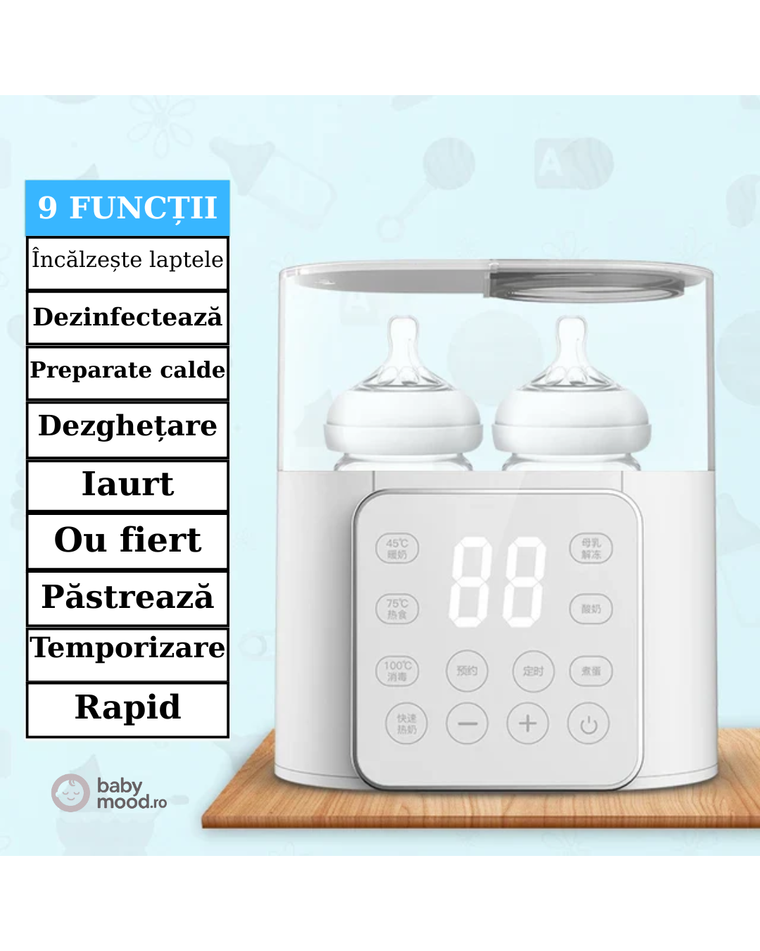Încălzitor de biberon multifuncțional