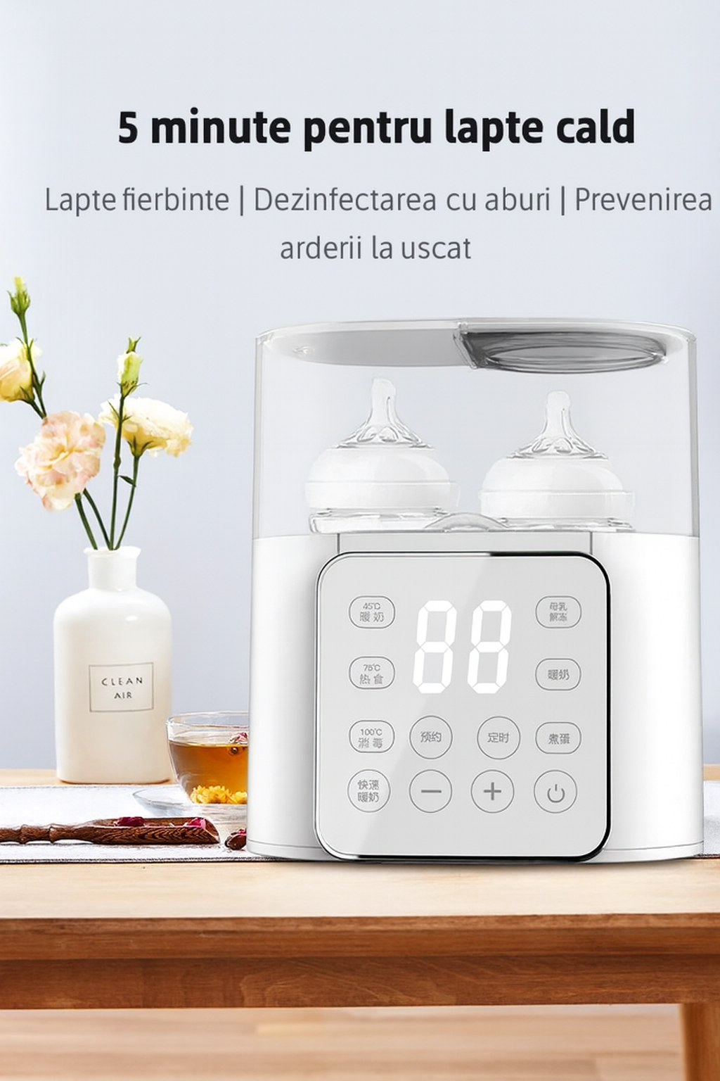 Încălzitor de biberon multifuncțional